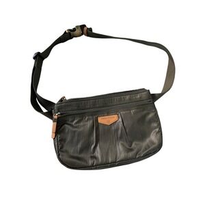 TWELVELittle On-The-Go Fanny Pack Olive Green Nylon Belt Bag Crossbody